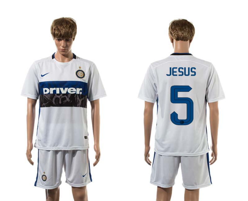 2015-16 Inter Milan 5 JESUS Away Jersey