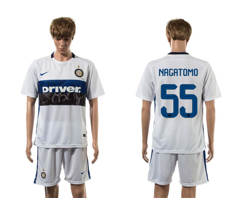 2015-16 Inter Milan 55 NAGATOMO Away Jersey