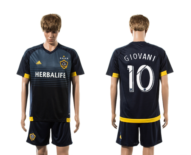 2015-16 Los Angeles Galaxy 10 GIOVANI Away Jersey