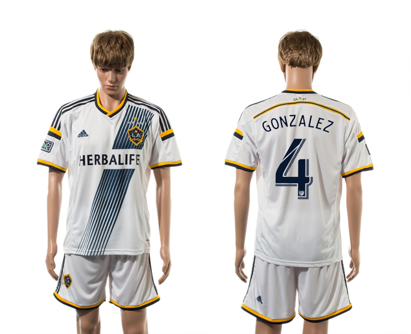 2015-16 Los Angeles Galaxy 4 GONZALEZ Home Jersey