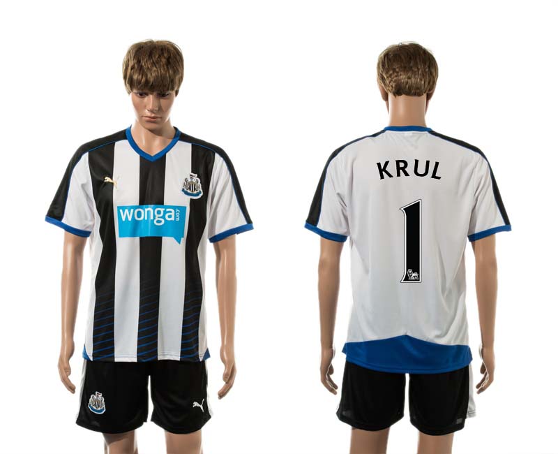 2015-16 Newcastle United 1 KRUL Home Jersey