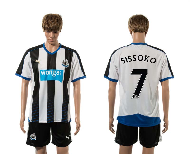 2015-16 Newcastle United 7 SISSOKO Home Jersey