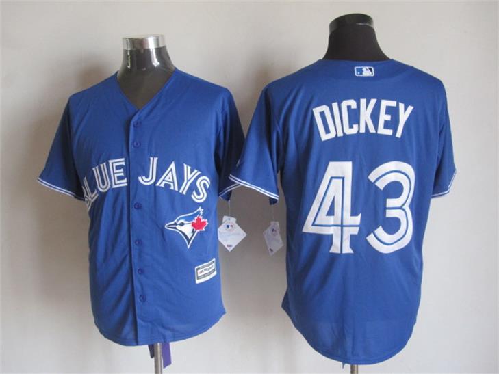 Blue Jays 43 R.A.Dickey Blue New Cool Base Jersey