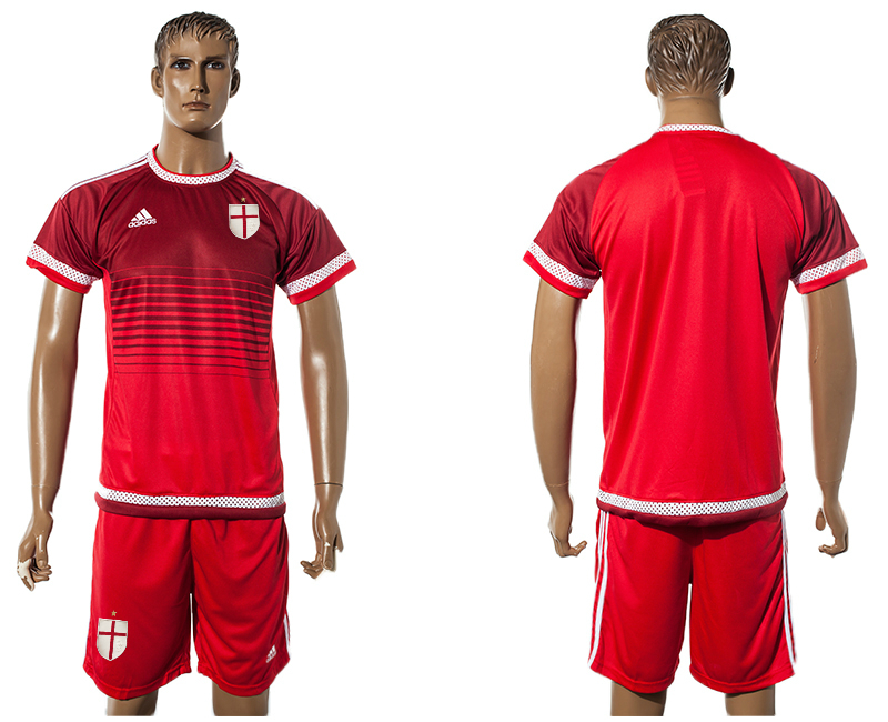 2015-16 AC Milan Red Training Jersey
