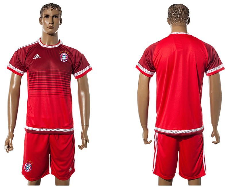 2015-16 Bayern Munchen Red Training Jersey