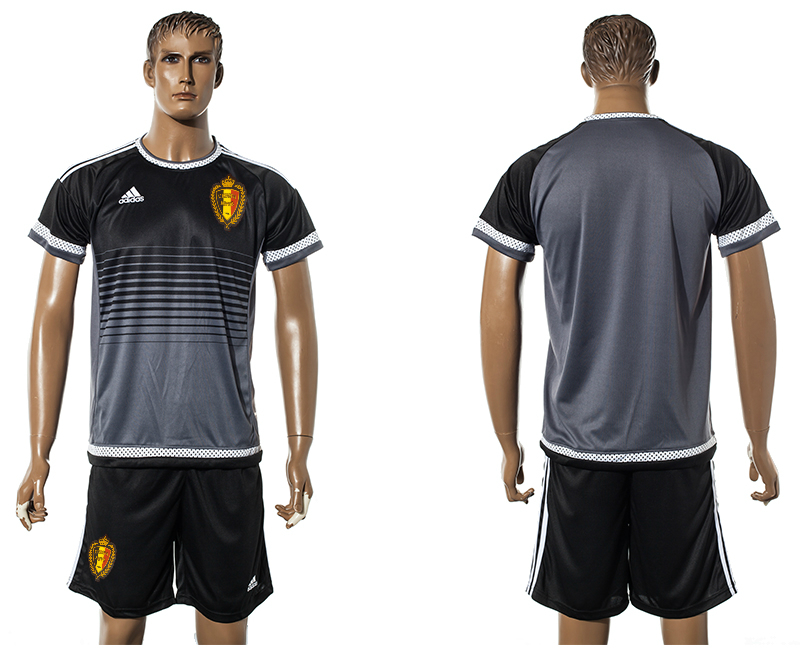 2015-16 Belgium Black Training Jersey
