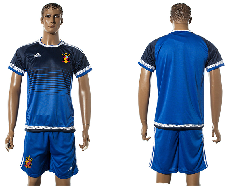 2015-16 Spain Blue Training Jersey