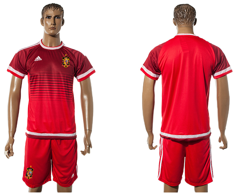2015-16 Spain Red Training Jersey
