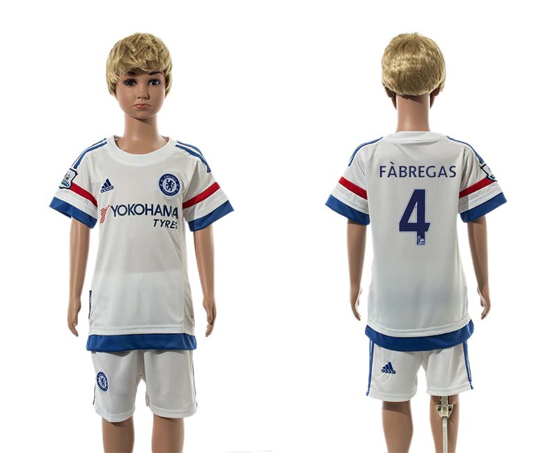 2015-16 Chelsea 4 FABREGAS Away Youth Jersey 2015-16 Chelsea 4 FABREGAS Away Youth Jersey