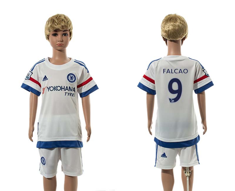 2015-16 Chelsea 9 FALCAO Away Youth Jersey