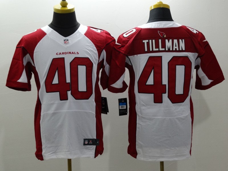 Nike Cardinals 40 Pat Tillman White Elite Jersey