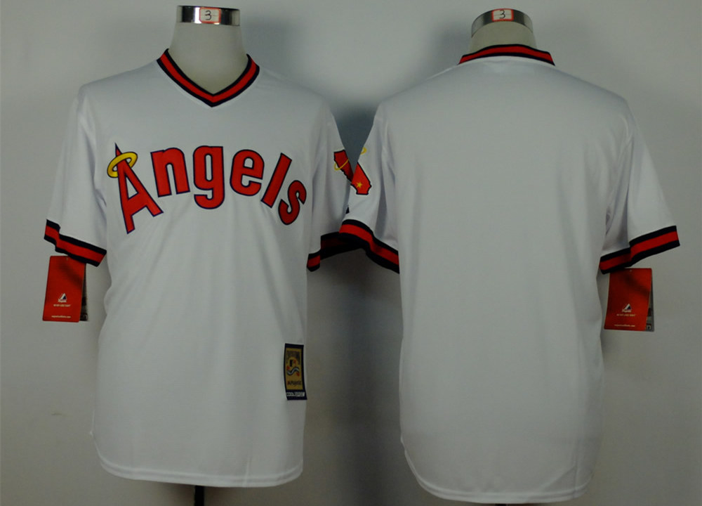Angels Blank White 1980 Turn Back The Clock Jersey