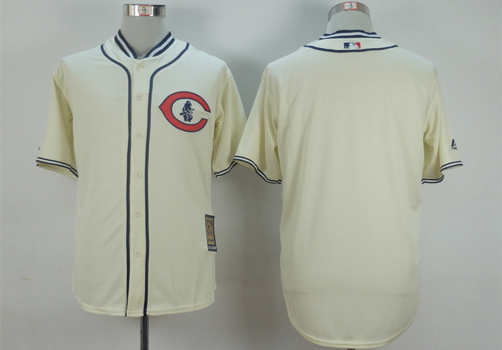Cubs Blank Cream 1929 Turn Back The Clock Jersey Cubs Blank Cream 1929 Turn Back The Clock Jersey