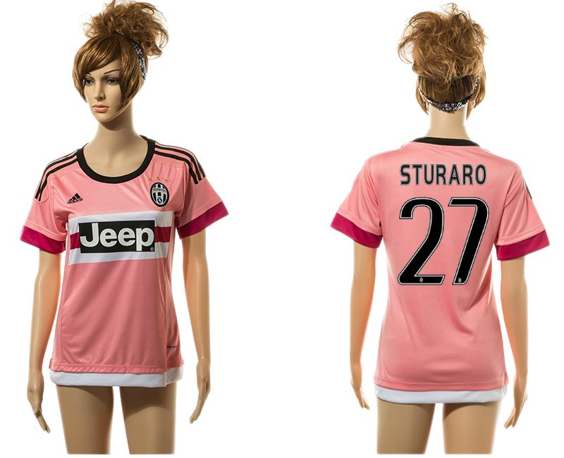 2015-16 Juventus 27 STURARO Away Women Jersey