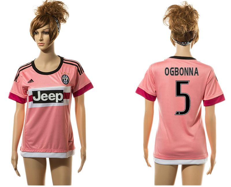 2015-16 Juventus 5 OGBONNA Away Women Jersey
