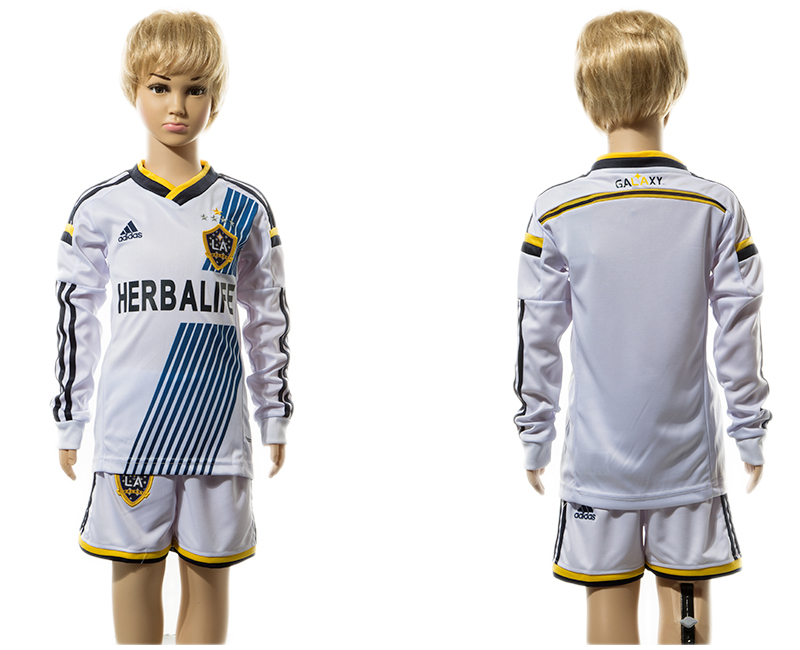 2015-16 Los Angeles Galaxy Home Long Sleeve Youth Jersey