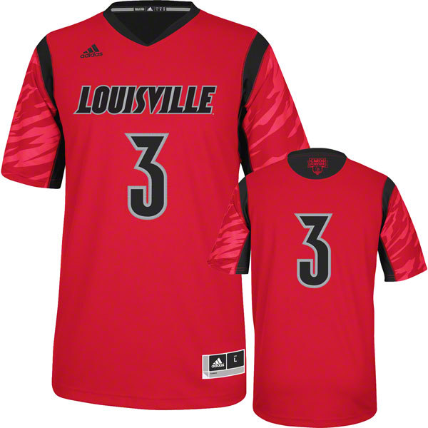 Louisville Cardinals 3 Peyton Siva Red College Jersey