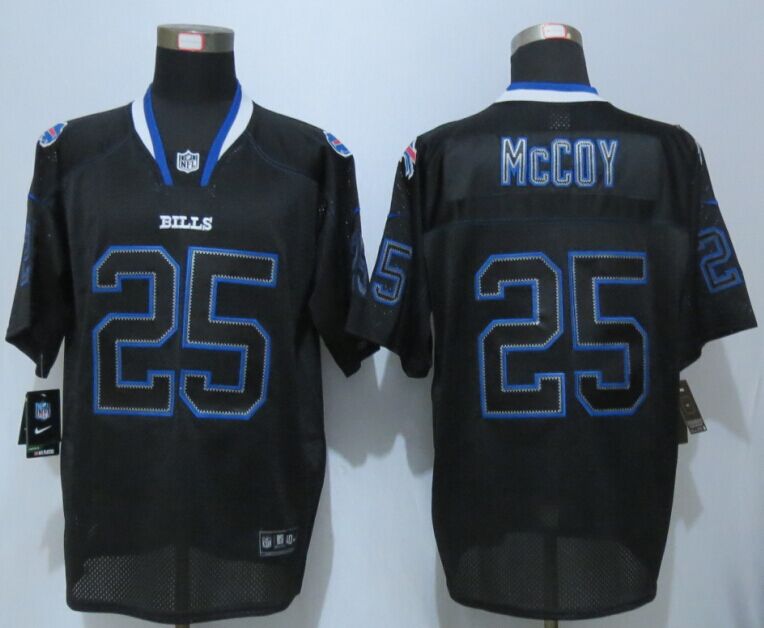 Nike Bills 25 LeSean McCoy Lights Out Black Elite Jersey
