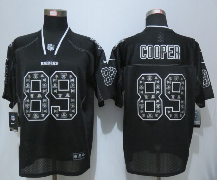 Nike Raiders 89 Amari Cooper Lights Out Black Elite New Jersey