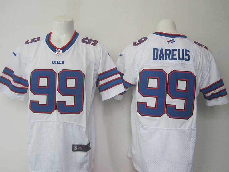 Nike Bills 99 Marcell Dareus White Elite Jersey