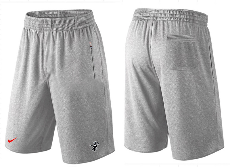 Nike White Sox Fashion Shorts Grey - Click Image to Close