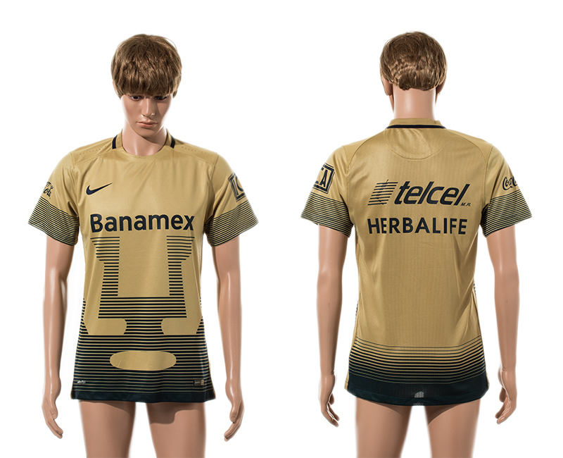 2015-16 Pumas UNAM Home Thailand Jersey 2015-16 Pumas UNAM Home Thailand Jersey