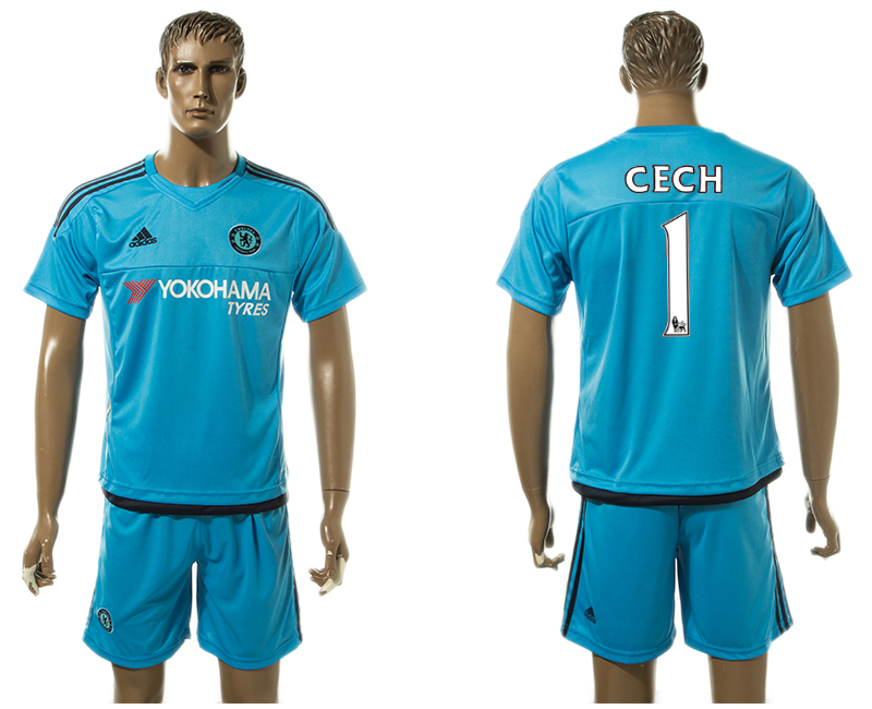 2015-16 Chelsea 1 CECH Goalkeeper Jersey