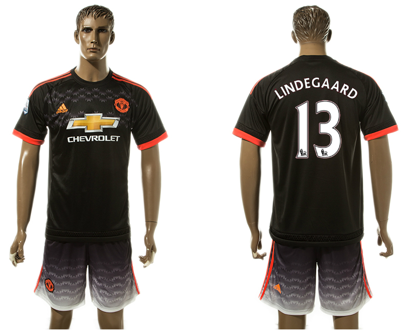 2015-16 Manchester United 13 LINDEGAARAD Third Away Jersey