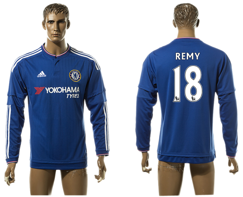 2015-16 Chelsea 18 REMY Home Long Sleeve Thailand Jersey 2015-16 Chelsea 18 REMY Home Long Sleeve Thailand Jersey