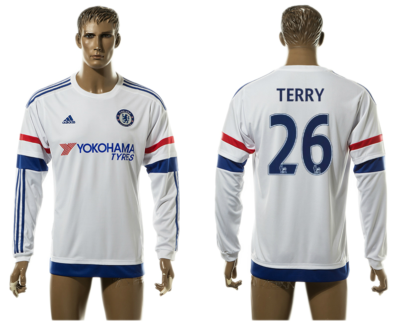 2015-16 Chelsea 26 TERRY Away Long Sleeve Thailand Jersey