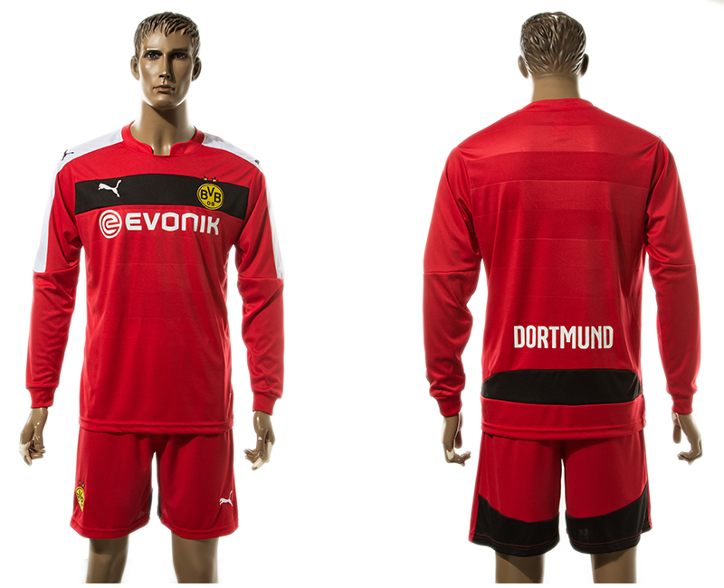 2015-16 Dortmund Goalkeeper Long Sleeve Jersey