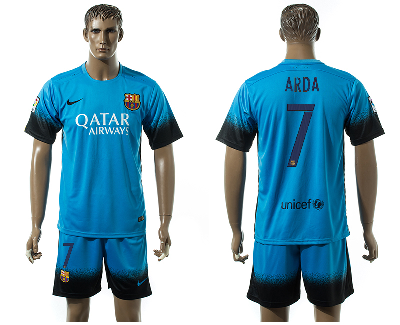 2015-16 Barcelona 7 ARDA Third Away Jersey