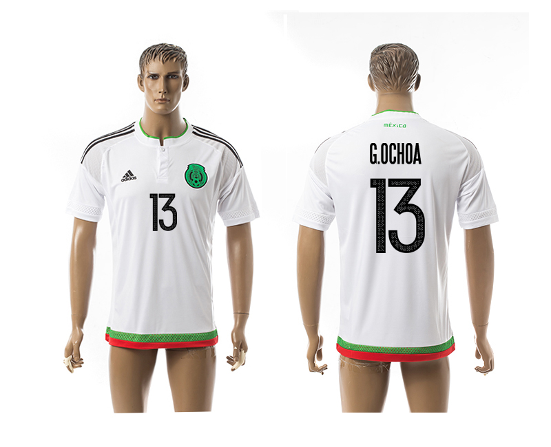 2016-17 Mexico 13 G.OCHOA Away Thailand Jersey