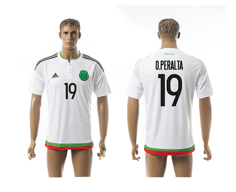 2016-17 Mexico 19 O.PERALTA Away Thailand Jersey