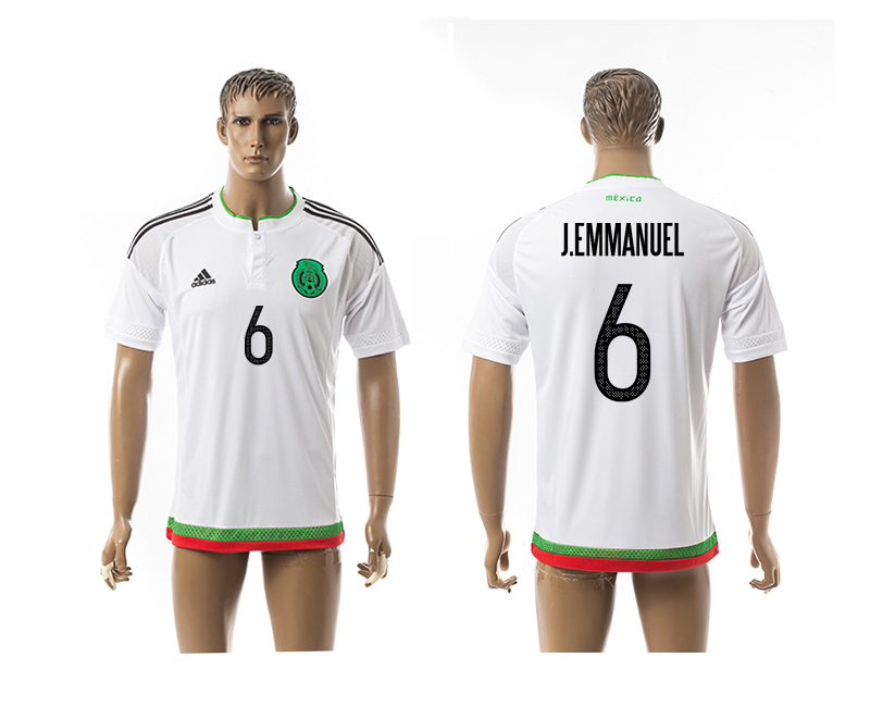 2016-17 Mexico 6 J.EMMANUEL Away Thailand Jersey 2016-17 Mexico 6 J.EMMANUEL Away Thailand Jersey