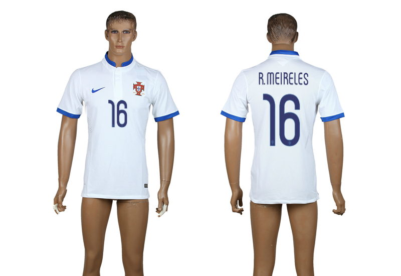 2016-17 Portugal 16 R.MEIRELES Away Thailand Jersey 2016-17 Portugal 16 R.MEIRELES Away Thailand Jersey