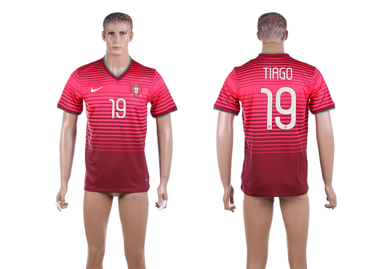 2016-17 Portugal 19 TIAGO Home Thailand Jersey