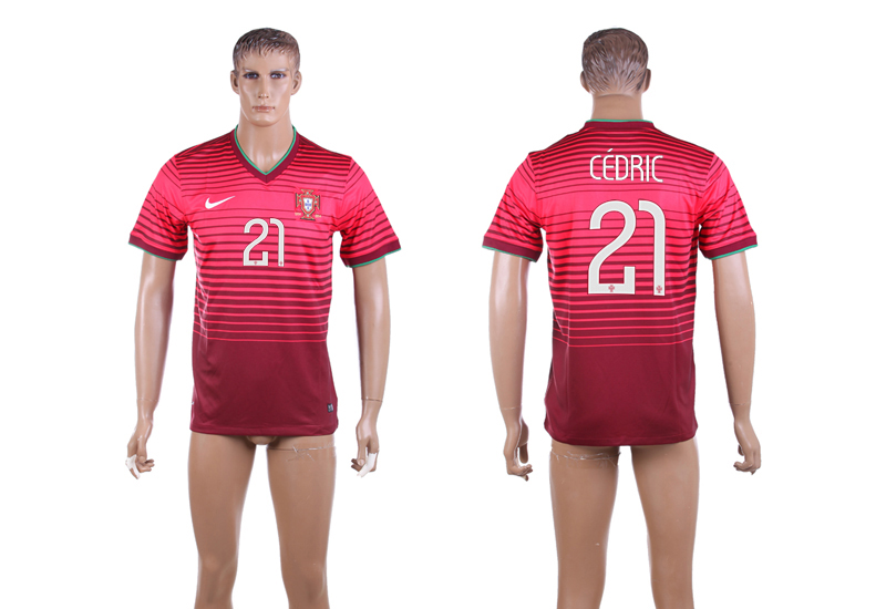 2016-17 Portugal 21 CEDRIC Home Thailand Jersey