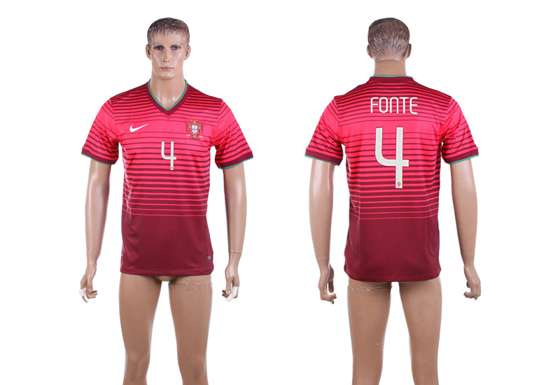 2016-17 Portugal 4 FONTE Home Thailand Jersey