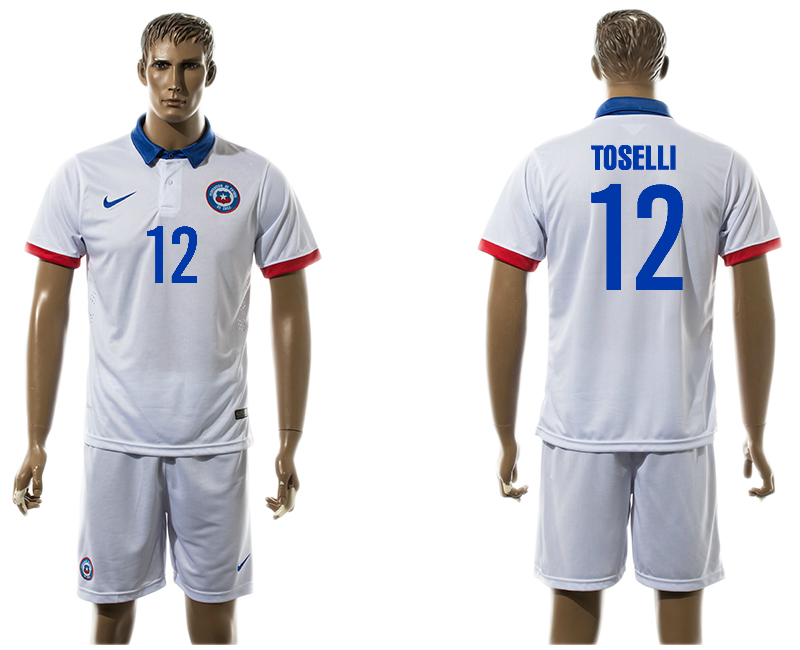 2016-17 Chile 12 TOSELLI Away Jersey 2016-17 Chile 12 TOSELLI Away Jersey