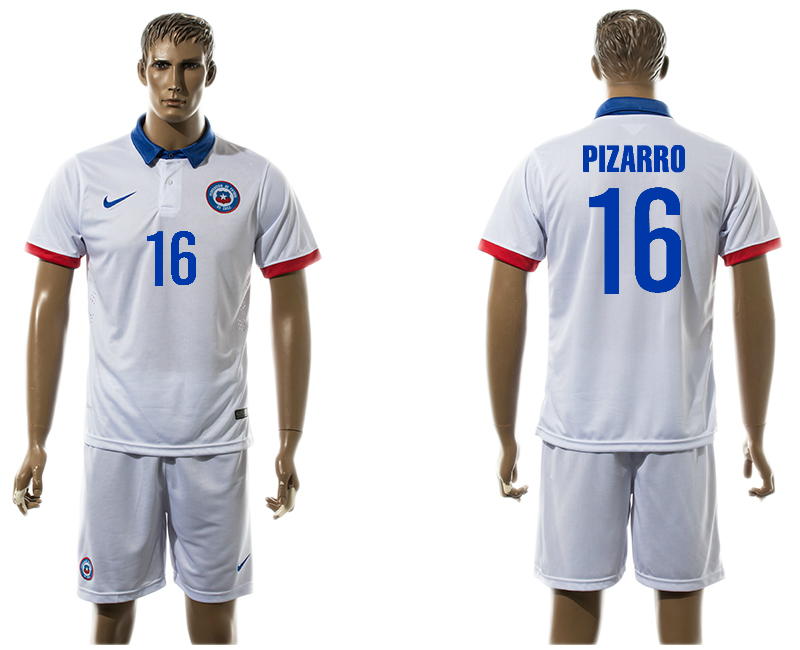 2016-17 Chile 16 PIZARRO Away Jersey