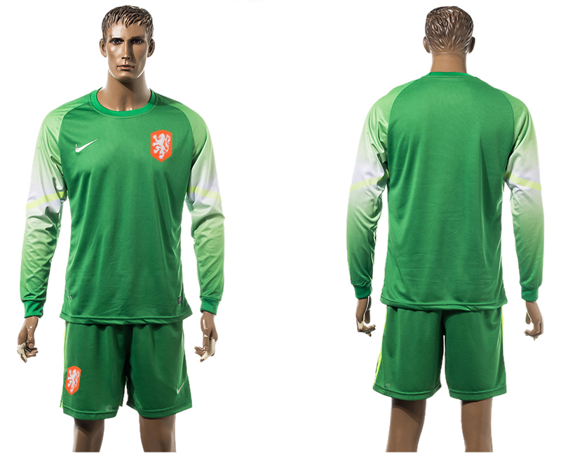 2016-17 Netherlands Goalkeeper Long Sleeve Jersey