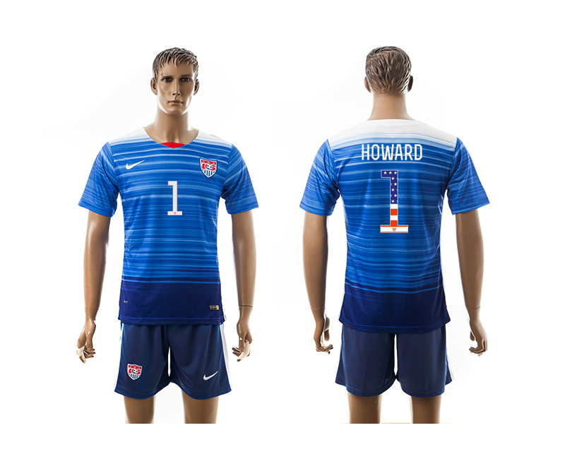 2016-17 USA 1 HOWARD Independence Day Away Jersey