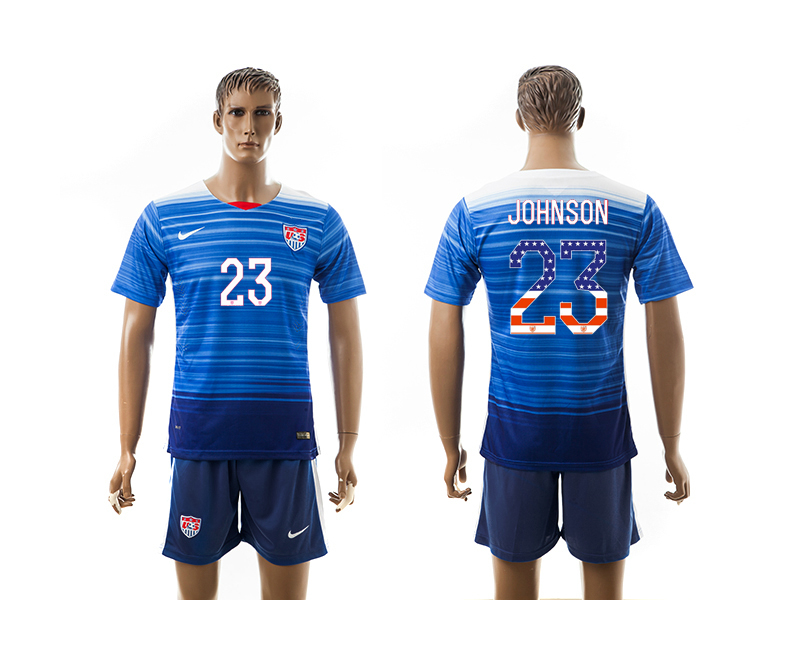 2016-17 USA 23 JOHNSON Independence Day Away Jersey