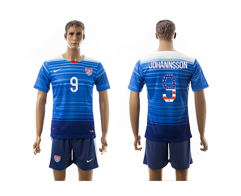 2016-17 USA 9 JOHANNSSON Independence Day Away Jersey