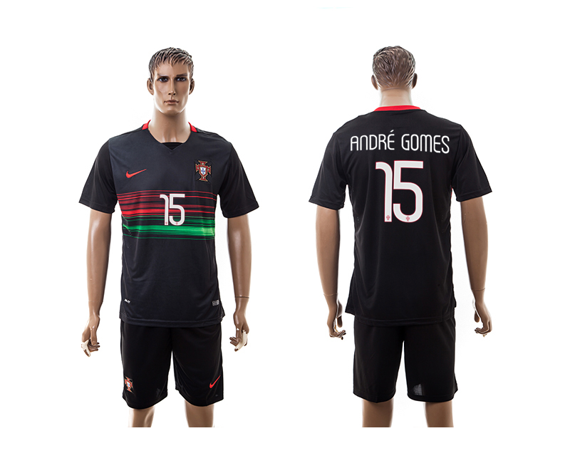 Portugal 15 ANDRE GOMES Away UEFA Euro 2016 Jersey