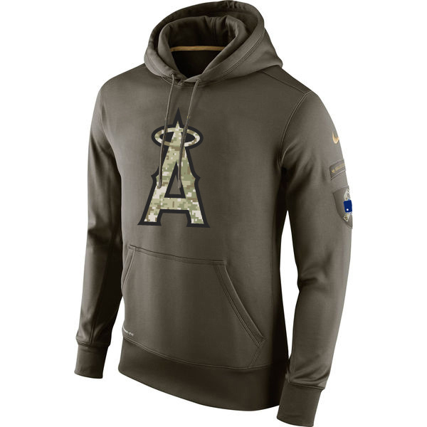 Angels Olive Green Salute To Service Hoodie