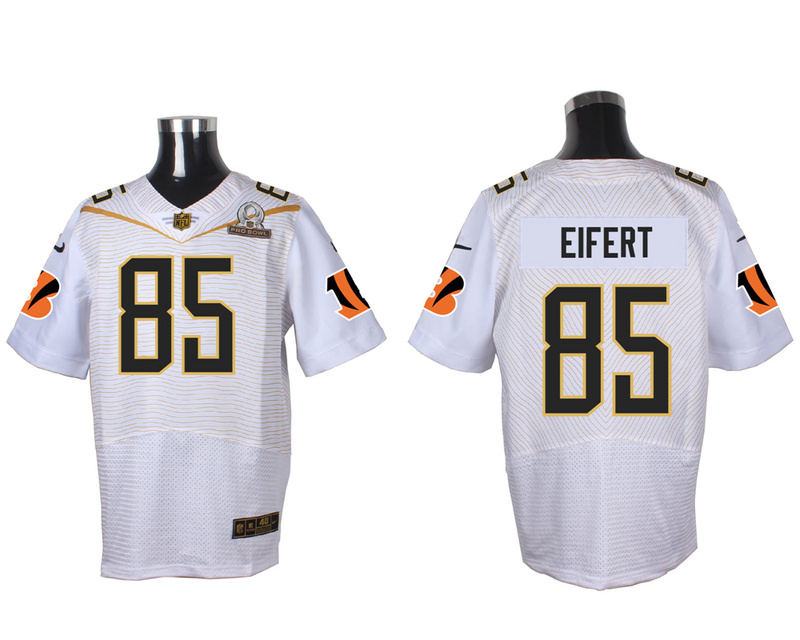 Nike Bengals 85 Tyler Eifert White 2016 Pro Bowl Elite Jersey