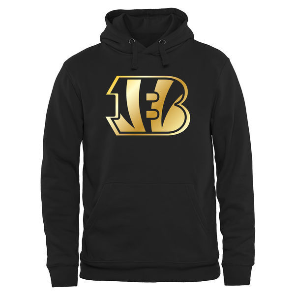 Nike Bengals Black Pro Line Gold Collection Pullover Hoodie