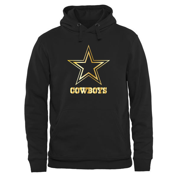 Nike Cowboys Black Pro Line Gold Collection Pullover Hoodie